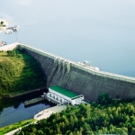 Aktywny wypoczynek - zapora w solinie z lotu ptaka - loty samolotem - Bieszczady