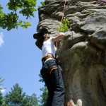 Sporty ekstremalne - wspinaczka skalna kamie leski